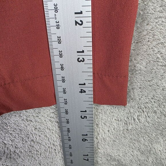 Womens Willit Orange Athletic Shorts 5" Inseam Outdoor Hiking Nylon Stretch 12 - Picture 10 of 11